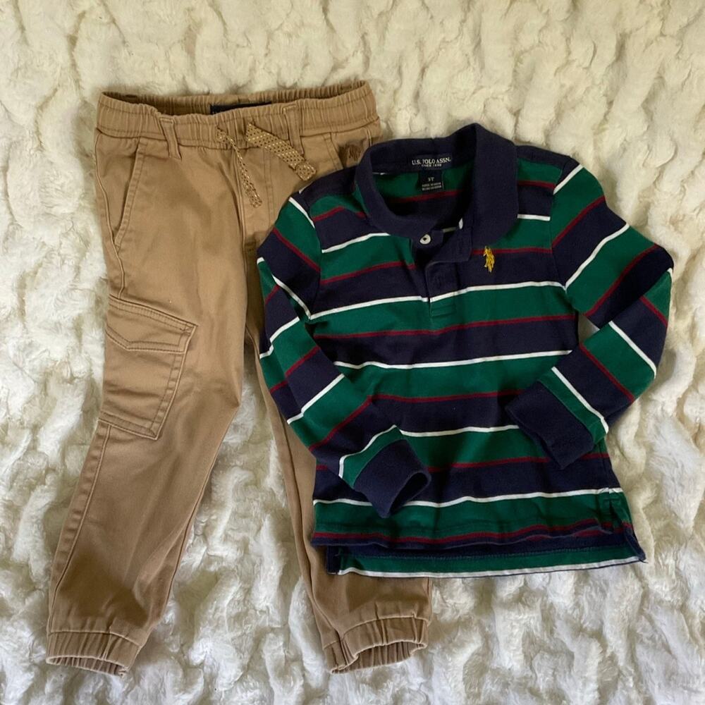Boys size 3T US polo Assn. outfit